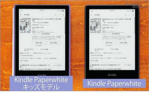 キッズモデルの性能は? Kindle電子書籍リーダーおすすめ イメージ