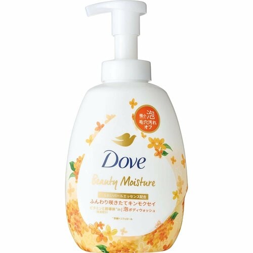ボディソープおすすめ ダヴ ビューティーモイスチャー 泡ボディウォッシュ キンモクセイ イメージ