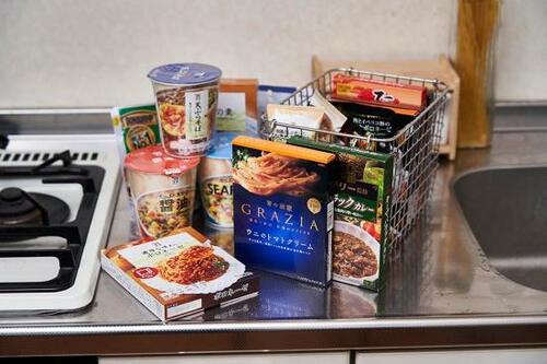 避難所の配給をあてにせず、食材は常に備蓄がキホン