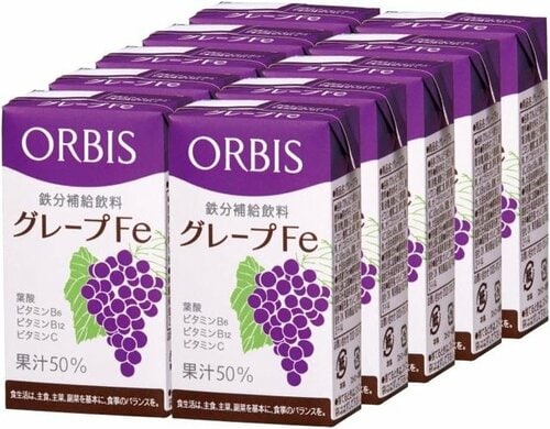 オルビス「グレープFe」 鉄分ドリンクおすすめ イメージ