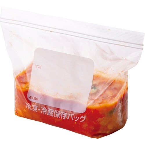 ウエルシアおすすめおすすめ くらしWelcia 立派に自立する ダブルジッパーバッグM イメージ2