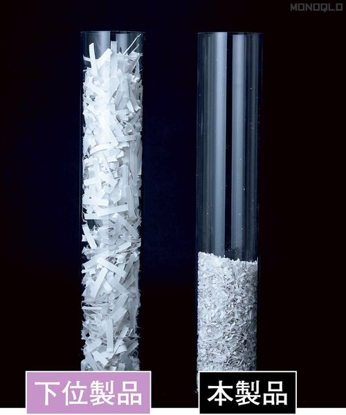 【細断性能】紙ゴミの量を1/3に削減 家庭用シュレッダーおすすめ イメージ