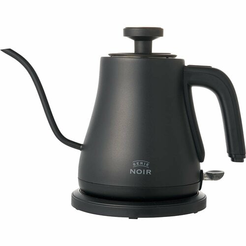 電気ケトルおすすめ ヤマダセレクト NU-K08H1 スリムノズルケトル SerieNoir 0.8L イメージ