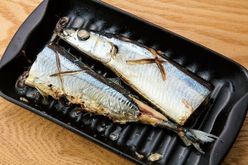 C評価: ［C評価］レンジで秋刀魚が破裂！掃除が大変になっちゃう焼き皿 イメージ