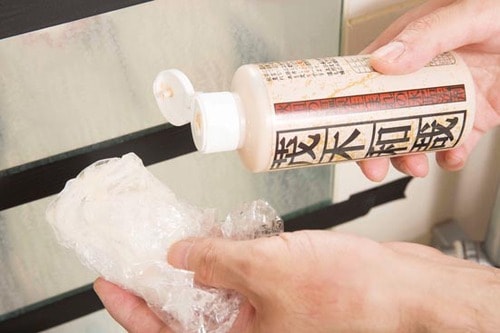 これまで悩まされてきたしつこい水垢がキレイに消えた!! イメージ