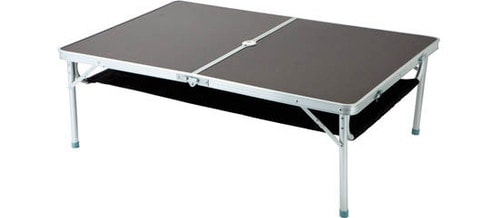 FIELDOOR:収納式アルミ:レジャーテーブル:アウトドア