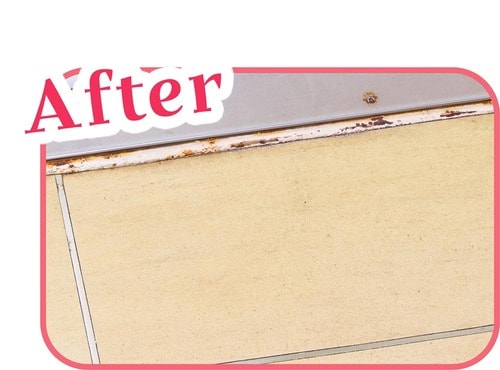 1:玄関床の蓄積汚れがピカピカに! 万能洗剤おすすめ イメージ2