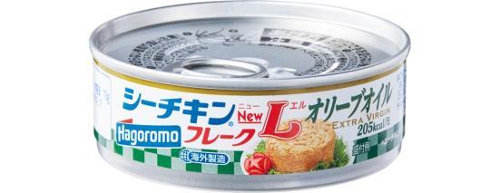 はごろもフーズ:シーチキン New L フレーク オリーブオイル 3缶:缶詰