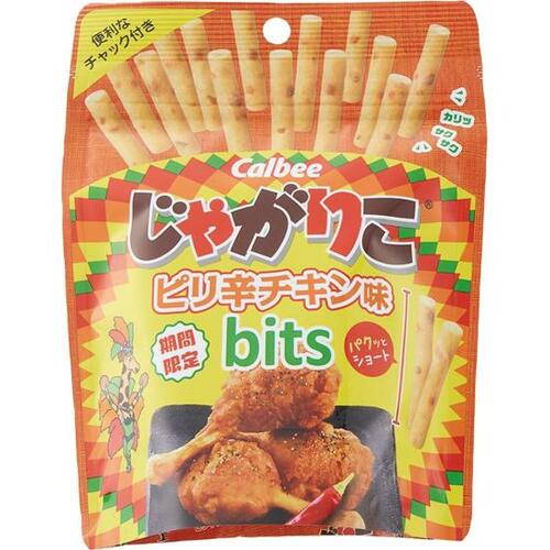 13位: じゃがりこ ピリ辛チキン味チキンと辛みはほんのり香る程度 辛いお菓子おすすめ イメージ