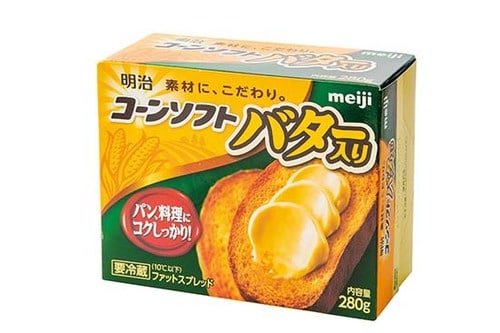 バター:マーガリン:ランキング:乳製品:明治:明治コーンソフトバター入り