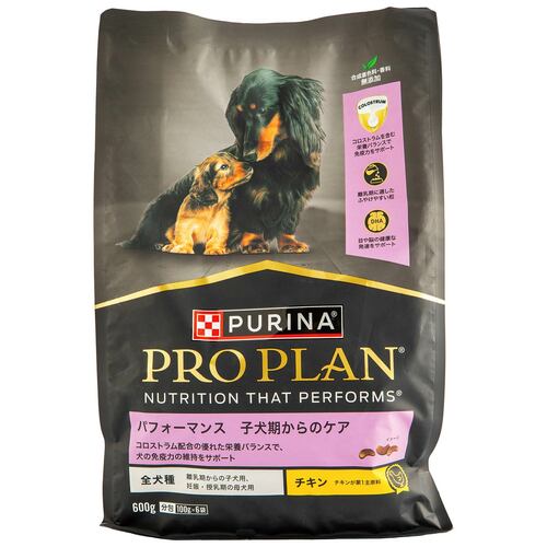 子犬用ドッグフードおすすめ ネスレ日本 プロプラン パフォーマンス 子犬期からのケア チキン イメージ