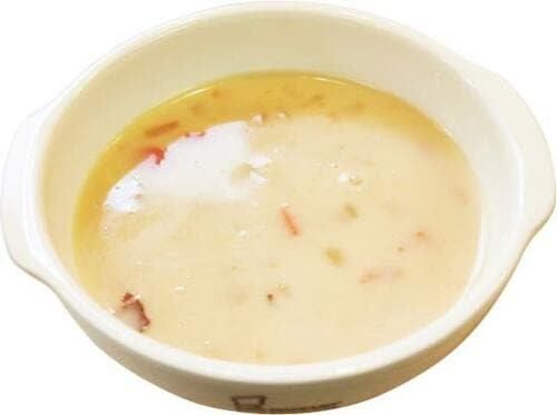 10位: 小さめ具材がたくさん入った「小柱と野菜のクリームチャウダー」 イメージ