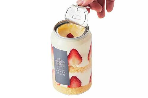 OKASHI GAKU「ショートケーキ缶」