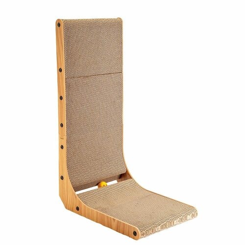 猫用爪とぎおすすめ FUKUMARU 猫用L字型スクラッチャー イメージ1