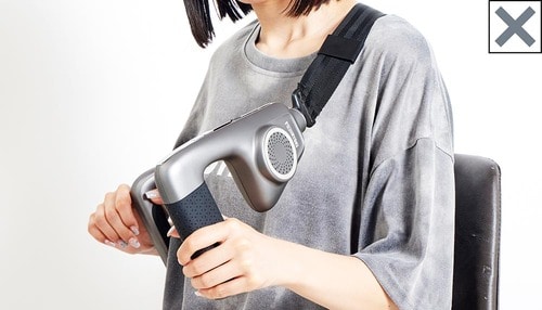 首・顔・頭は脳が揺れるのでNG 振動ケアガンおすすめ イメージ