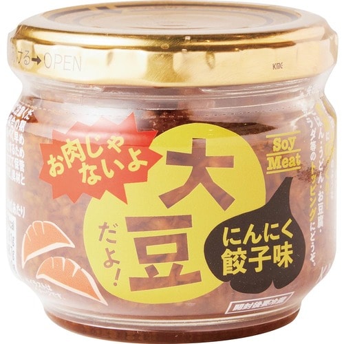 カルディオリジナル「お肉じゃないよ大豆だよ! にんにく餃子味」の製品画像