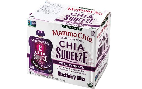 Mamma Chia:バイタリティスナック:ブラックベリーブリス:コストコ:costco