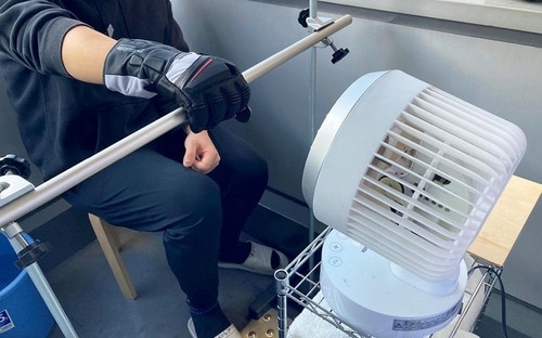 【テスト1】あたたかさ(サーモ):使用環境を想定してテスト! バイク用電熱グローブおすすめ イメージ