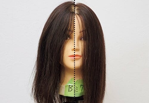 テスト1：仕上がり メンズヘアミルクおすすめ イメージ