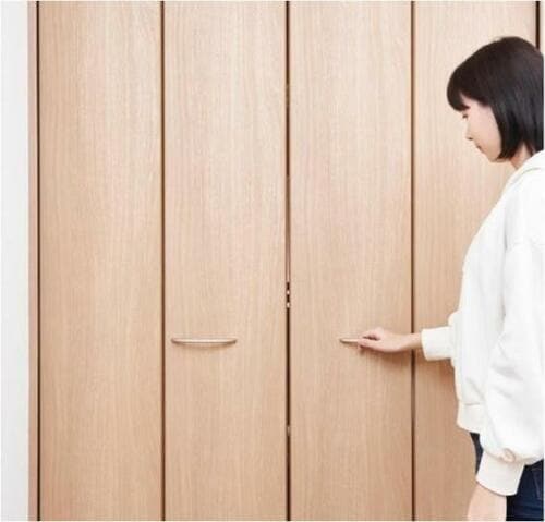 ごく普通のクローゼットでも意外に物が置ける イメージ