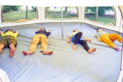 ［ポイント］夏場も涼しいメッシュ仕様 イメージ