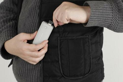 温度調節できて給電もラクラク イメージ
