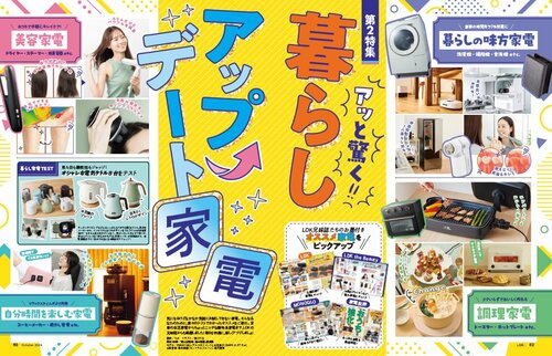 LDKと兄妹誌お墨付きおすすめ家電を紹介 イメージ