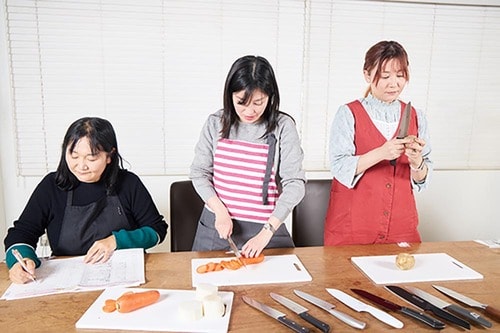 ③使いやすさ：主婦モニターとチェック 三徳包丁おすすめ イメージ