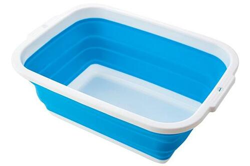 用途の広さが高評価！コジット「薄く畳める洗い桶」 イメージ