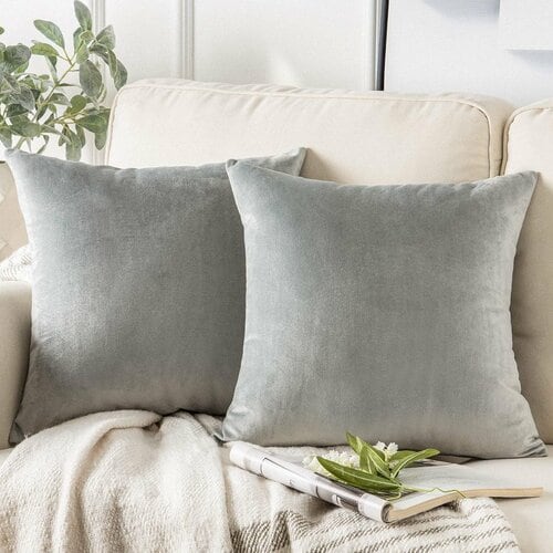 寝室をおしゃれに大改造おすすめ Phantoscope クッションカバー ベルベット イメージ1