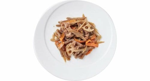 デリア食品:牛肉入りシャキシャキきんぴら炒め