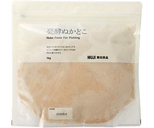 手を汚さず簡単にできる無印の発酵ぬかどこキット イメージ