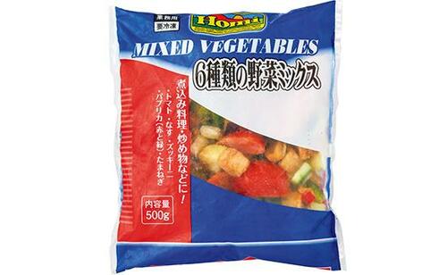 業務スーパー:6種類の野菜ミックス 500g:冷凍食品