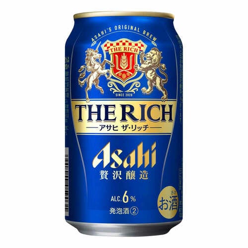 発泡酒おすすめ アサヒビール アサヒ ザ・リッチ 350ml×24本 イメージ