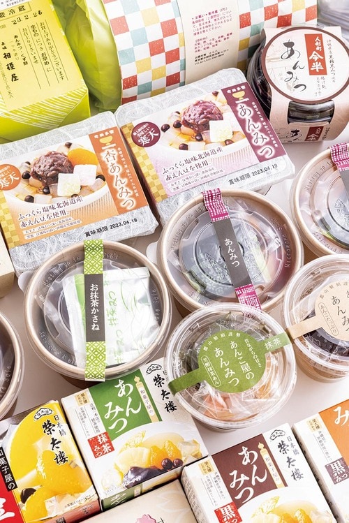 あんみつ18製品を料理家が食べ比べ イメージ