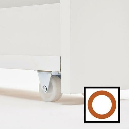 高さ調整が可能 ディノス「リバーシブル キッチンすき間収納ワゴン」 イメージ3