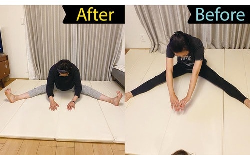「股関節やわらかストレッチ」モニターさんの結果を発表 ズボラストレッチおすすめ イメージ