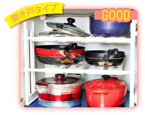 開き戸タイプ フライパンおすすめ イメージ