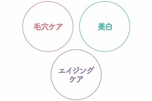 年齢肌にうれしい美容成分を配合! イメージ