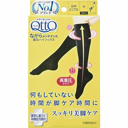 着圧ソックスおすすめ メディキュット ながらメンテナンス​ 着圧ハイソックス​ イメージ2