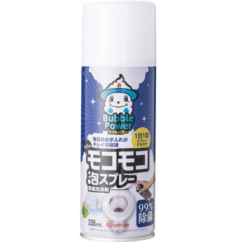 アイリスオーヤマ:トイレ用:モコモコ泡スプレー:トイレ:掃除:簡単:キレイ:水回り