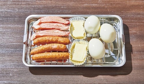 STEP2:食材を網の上にのせる イメージ