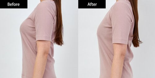 横から見たシルエットもキレイ! 小さく見せるブラトップおすすめ イメージ