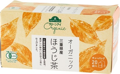 【4位】トップバリュ「オーガニック 三重県産 ほうじ茶」 緑茶・ほうじ茶ティーバッグおすすめ イメージ