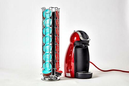 カプセルはタワーでスマートに収納 イメージ