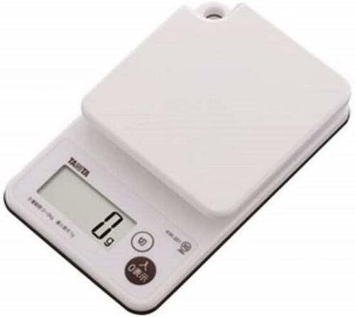 タニタ(TANITA):洗えるクッキングスケール KW-201 WH 2kg:デジタルはかり
