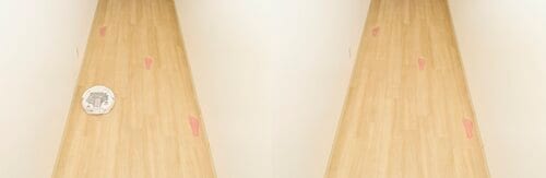 水拭きのBefore写真（右：DJI、左：ドリーミー）