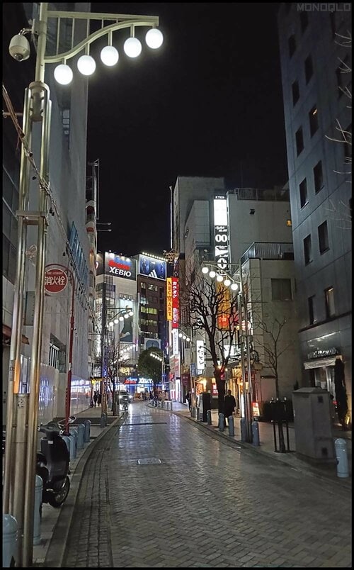 【カメラ(夜景)】処理が効いて人工的な印象 安いスマホおすすめ イメージ