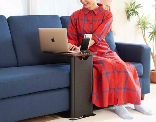 コード類をテーブルに収納ソファでのPC作業に最適 イメージ4