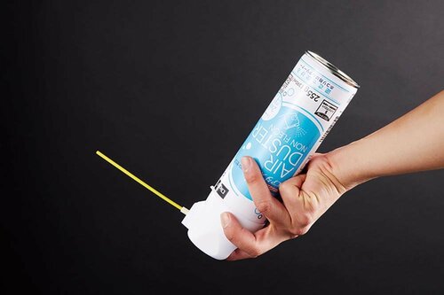 逆さの噴射もスムーズで使いやすい イメージ